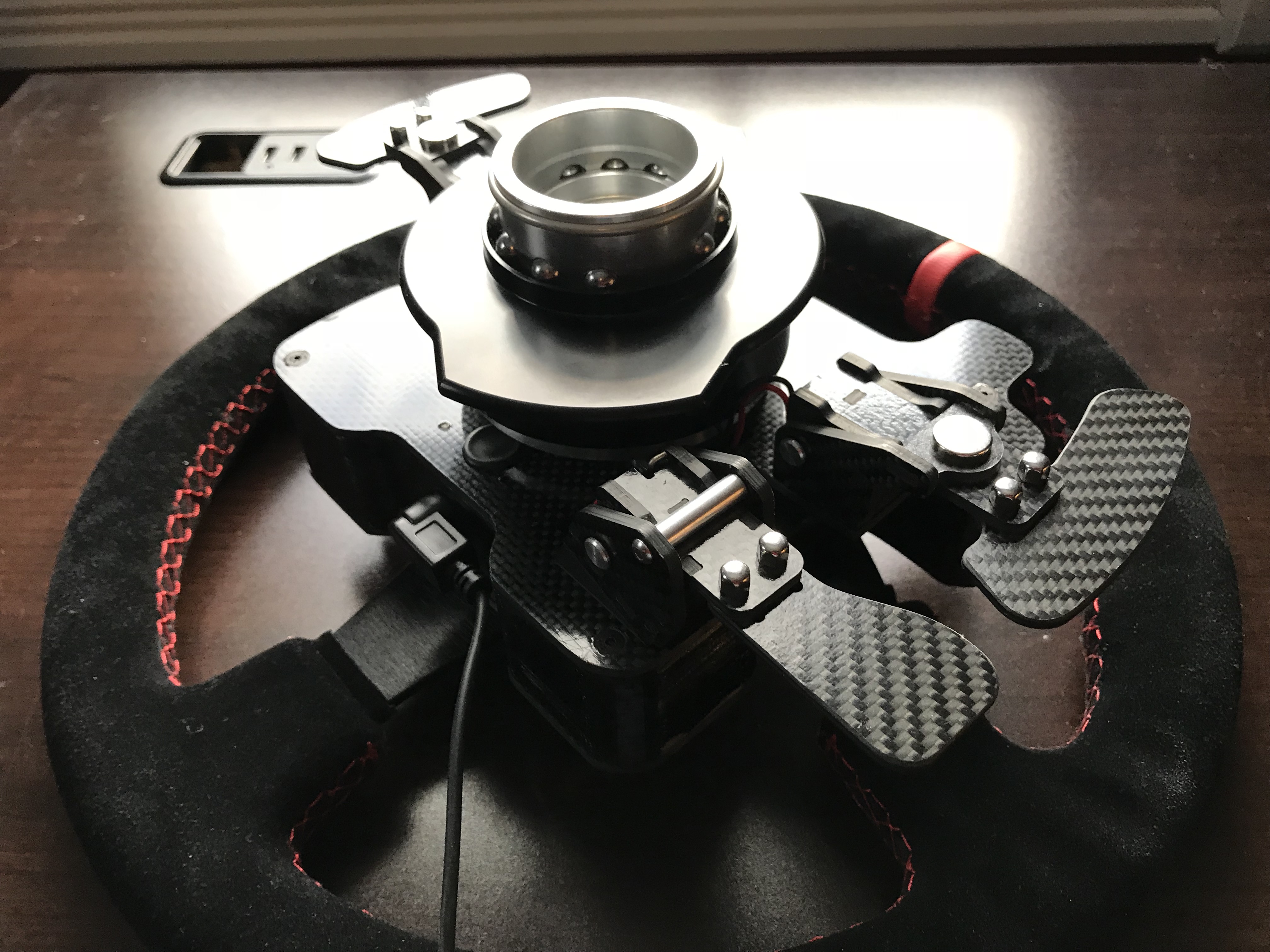 Sim Racing button box enclosure